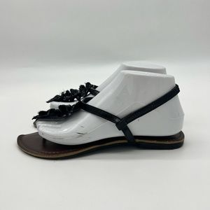 385 Fifth Black Bling Sandals